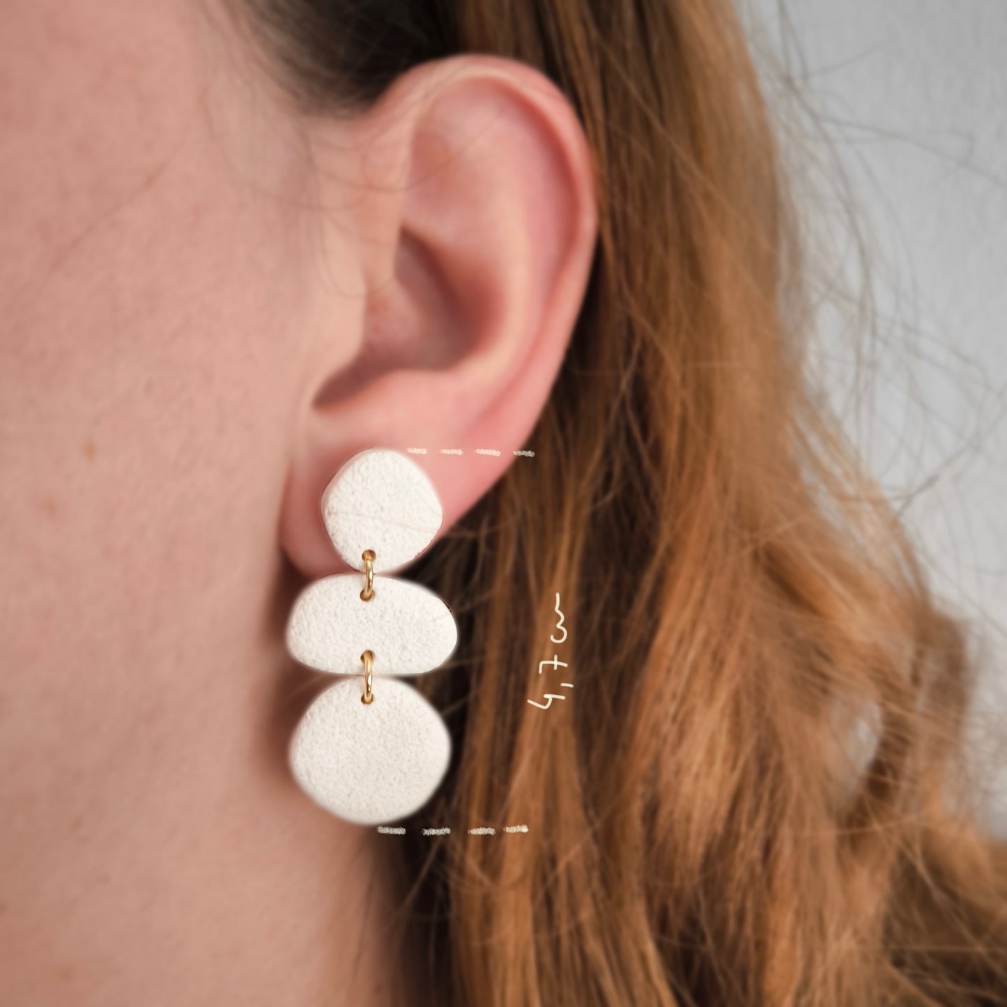 Pendientes artesanales en arcilla polimérica. Hipoalergenicos, livianos. Hechos en España. Stock limitado. Acero inoxidable