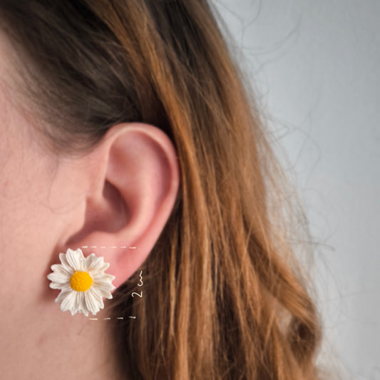 Pendientes artesanales en arcilla polimérica. Hipoalergenicos, livianos. Hechos en España. Stock limitado. Acero inoxidable