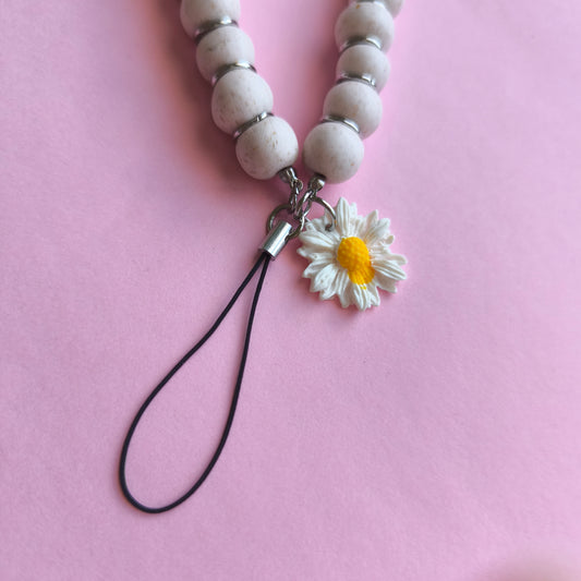 strap para telefono movil de arcilla polimerica hecho a mano en España