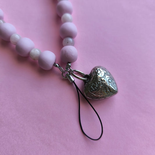 strap para telefono movil de arcilla polimerica hecho a mano en España