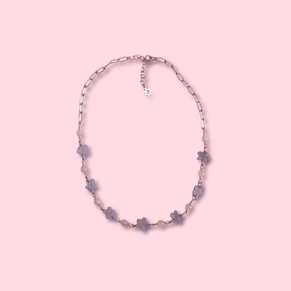 Collar flores Blossom lila