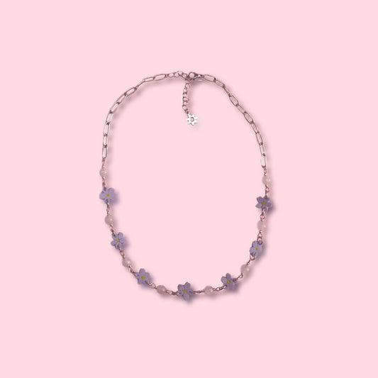 Collar flores Blossom lila