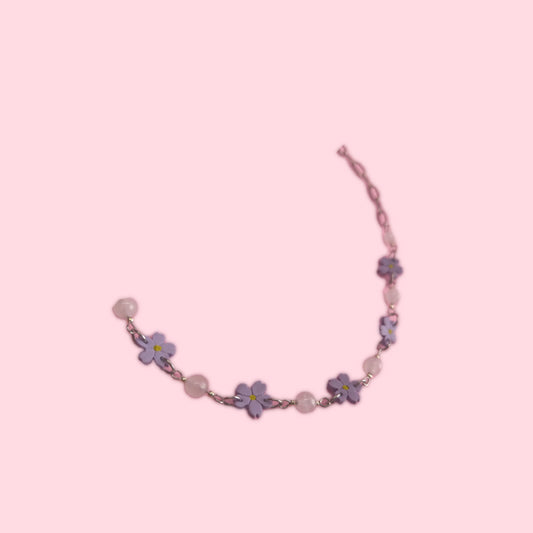 Collar flores Blossom lila