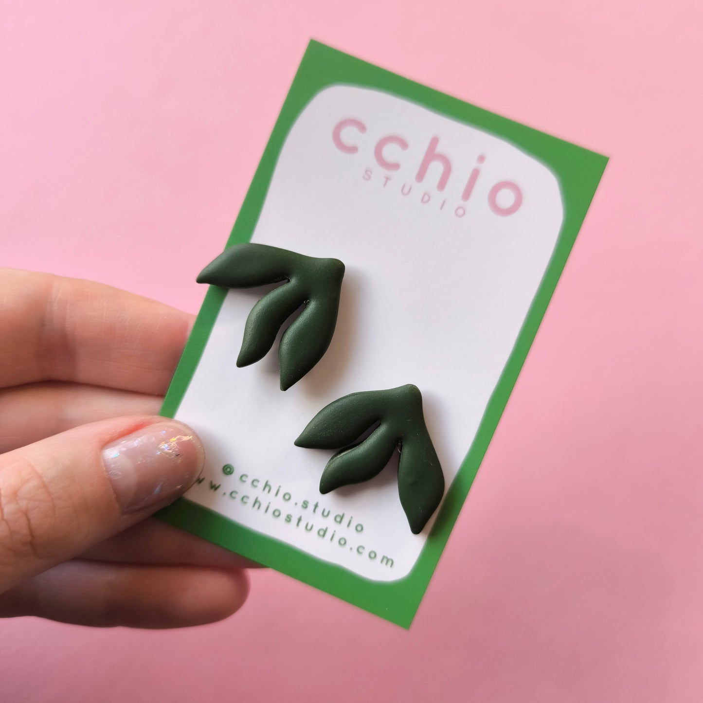 Pendientes artesanales en arcilla polimérica. Hipoalergenicos, livianos. Hechos en España. Stock limitado. Acero inoxidable