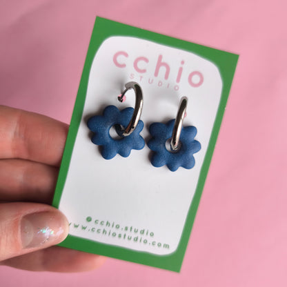Pendientes artesanales en arcilla polimérica. Hipoalergenicos, livianos. Hechos en España. Stock limitado. Acero inoxidable