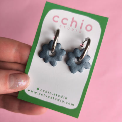 Pendientes artesanales en arcilla polimérica. Hipoalergenicos, livianos. Hechos en España. Stock limitado. Acero inoxidable