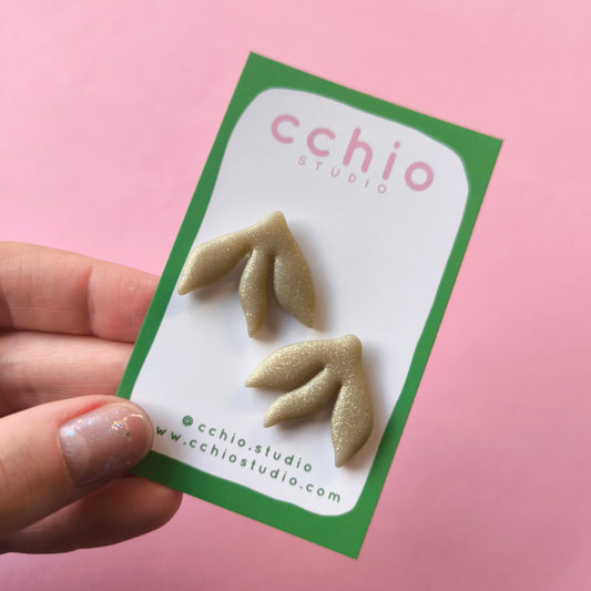 Pendientes artesanales en arcilla polimérica. Hipoalergenicos, livianos. Hechos en España. Stock limitado. Acero inoxidable