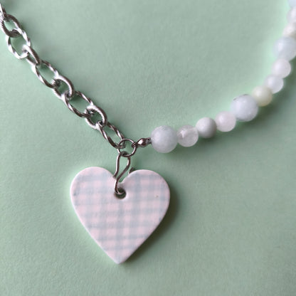 collar artesanales en arcilla polimérica. Hipoalergenicos, livianos. Hechos en España. Stock limitado. Acero inoxidable. Pintado a mano