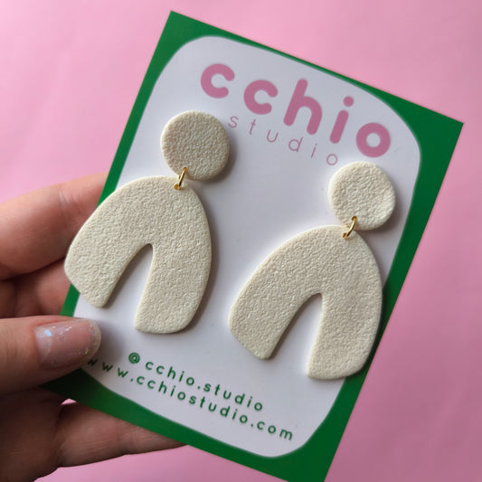 Pendientes artesanales en arcilla polimérica. Hipoalergenicos, livianos. Hechos en España. Stock limitado. Acero inoxidable