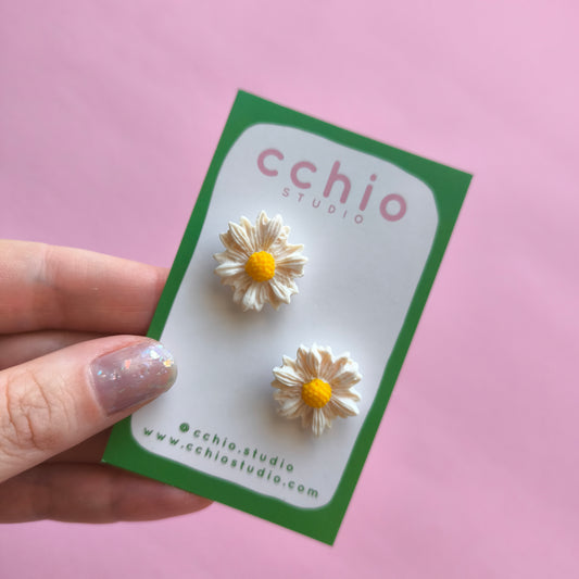 Pendientes artesanales en arcilla polimérica. Hipoalergenicos, livianos. Hechos en España. Stock limitado. Acero inoxidable