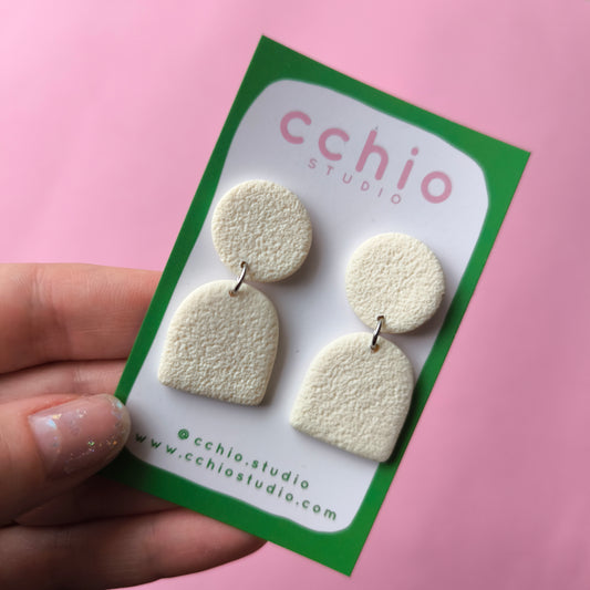 Pendientes artesanales en arcilla polimérica. Hipoalergenicos, livianos. Hechos en España. Stock limitado. Acero inoxidable