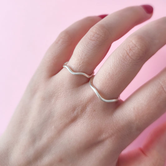 Anillo artesanal Orana en plata