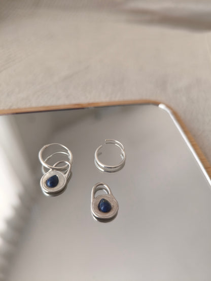 Halo Teardrop Earrings 